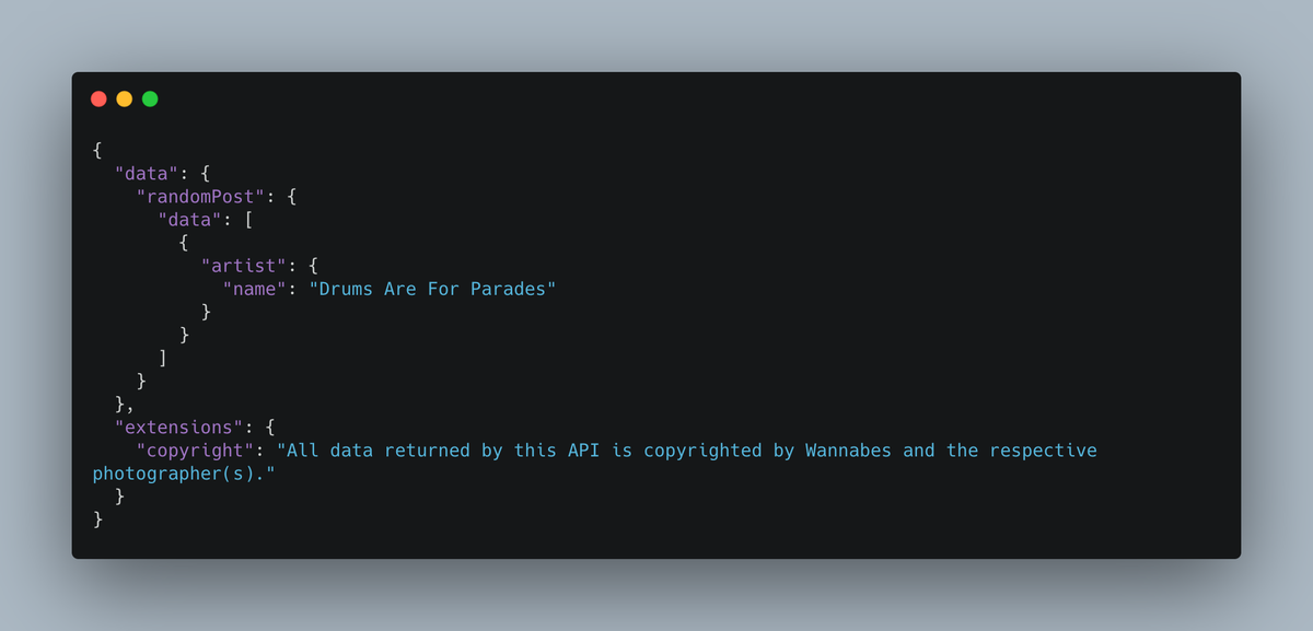 Adding a copyright notice to an Apollo GraphQL API